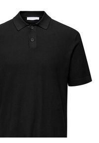 Only & Sons Polo Tony 22033571 Czarny Regular Fit. Typ kołnierza: polo. Kolor: czarny. Materiał: bawełna #4