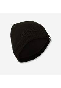 WEDZE - Czapka narciarska dla dzieci Wedze Pure. Kolor: czarny. Materiał: akryl, materiał, poliester, elastan. Sezon: zima. Styl: klasyczny, sportowy #1
