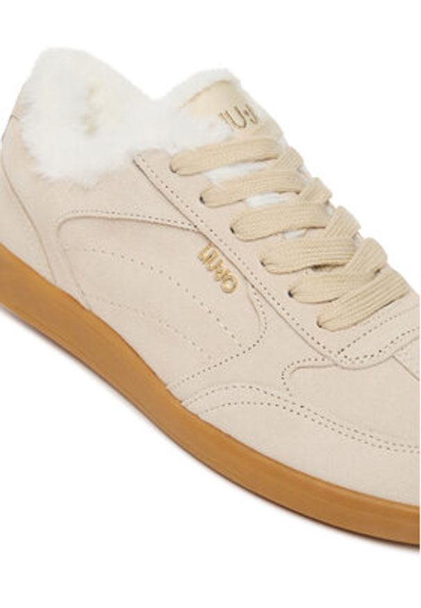 Liu Jo Sneakersy Connor 01 BF5069 PX770 Beżowy. Kolor: beżowy. Materiał: skóra, zamsz