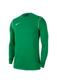 Bluza do piłki nożnej męska Nike Park 20 Crew Top. Kolor: zielony