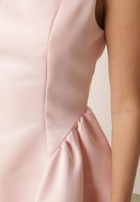 Born2be - Różowa Elegancka Sukienka o Rozkloszowanym Kroju Bez Rękawów Eupene. Okazja: na co dzień. Kolor: różowy. Długość rękawa: bez rękawów. Typ sukienki: proste, rozkloszowane. Styl: elegancki #3