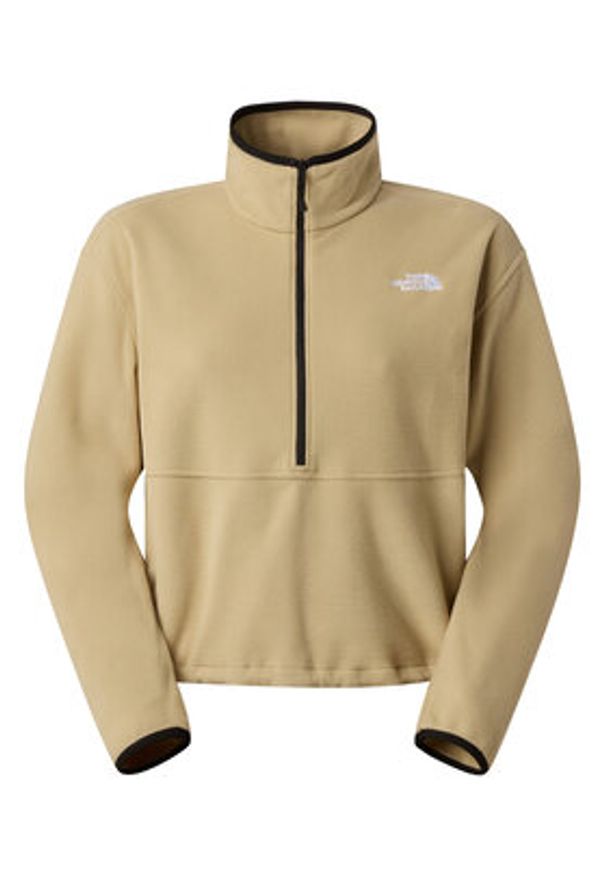 The North Face Polar Glacier NF0A8D2C Beżowy Regular Fit. Kolor: beżowy. Materiał: syntetyk