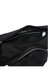 Calvin Klein Saszetka Utility Emblem Aop Crossbody LV04D3386G Czarny. Kolor: czarny. Materiał: materiał #4