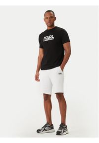 Karl Lagerfeld - KARL LAGERFELD Szorty sportowe 705783 562917 Biały Regular Fit. Kolor: biały. Materiał: bawełna. Styl: sportowy #3