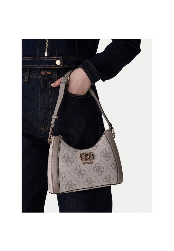 Torebka Guess. Kolor: beżowy