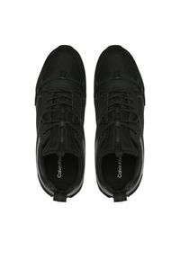 Calvin Klein Jeans Sneakersy Toothy Runner Low Laceup Mix YM0YM00710 Czarny. Kolor: czarny. Materiał: materiał #4