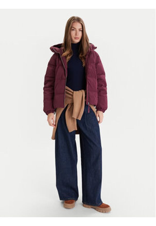 United Colors of Benetton - United Colors Of Benetton Kurtka puchowa 22T6DN086 Fioletowy Regular Fit. Kolor: fioletowy. Materiał: syntetyk