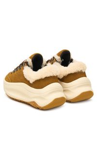 Moon Boot Sneakersy Moon247 City Shearling 80D2490040 Brązowy. Kolor: brązowy. Materiał: zamsz, skóra #5