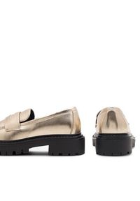 Jenny Fairy Loafersy KIRA HY60031D-4 Złoty. Kolor: złoty. Materiał: skóra #8