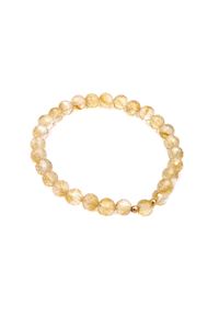 Brazi Druse Jewelry - Bransoletka Cytryn. Materiał: złote, srebrne. Kamień szlachetny: cytryn #1