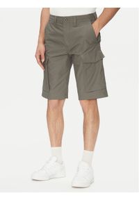 G-Star RAW - G-Star Raw Szorty materiałowe Core D26220-C973 Szary Regular Fit. Kolor: szary. Materiał: bawełna #1