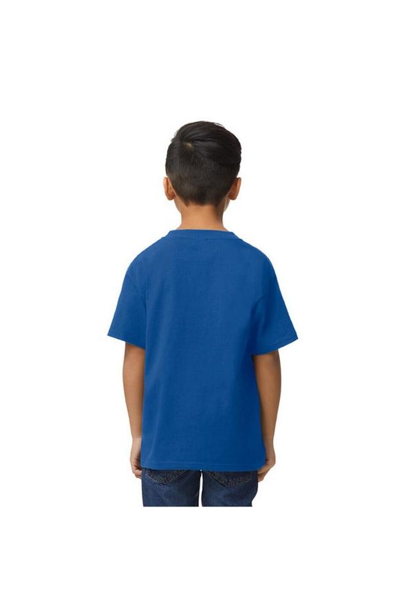 GILDAN - Koszulka Dziecięca Softstyle Midweight T-shirt. Kolor: niebieski. Sport: turystyka piesza