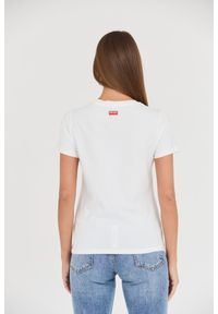Kenzo - KENZO Biały damski t-shirt Tiger Varsity crewneck, Rozmiar S. Kolor: biały #4