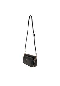 Guess Torebka Noelle II Mini HWZG96 72710 Czarny. Kolor: czarny. Materiał: skórzane