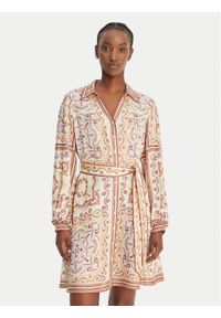 Hale bob - Hale Bob Sukienka koszulowa Arlo 5ZTM670A Beżowy Regular Fit. Kolor: beżowy. Materiał: wiskoza. Typ sukienki: koszulowe #1