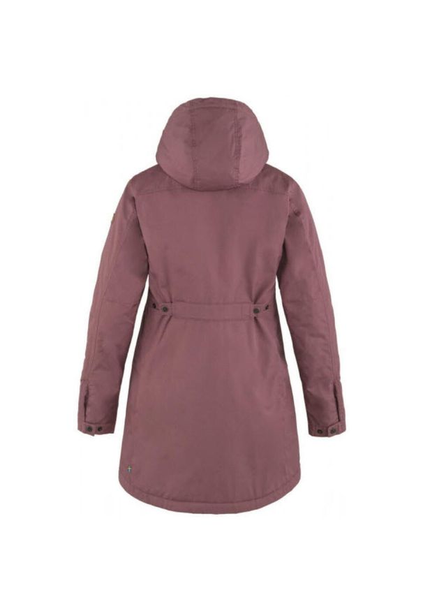 Fjällräven - Płaszcz damski Fjallraven Kiruna Padded Parka. Kolor: różowy. Materiał: puch. Sport: turystyka piesza