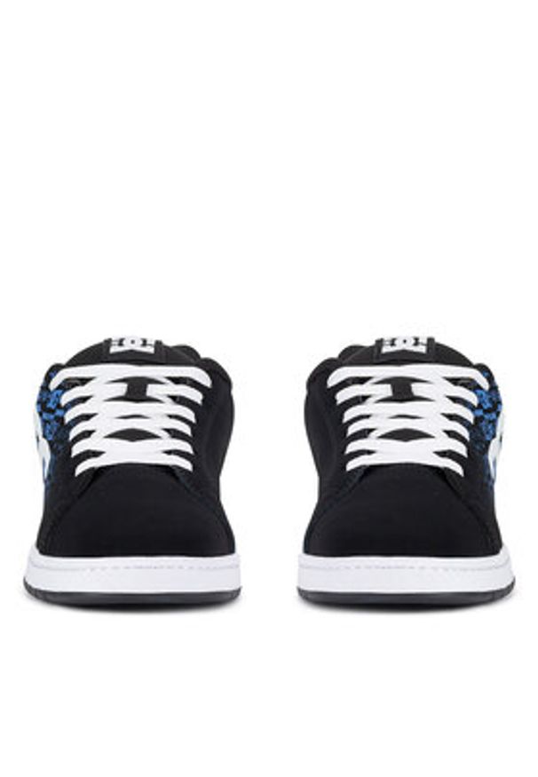 DC Sneakersy GAVELER ADYS100536-KYP Czarny. Kolor: czarny. Materiał: skóra