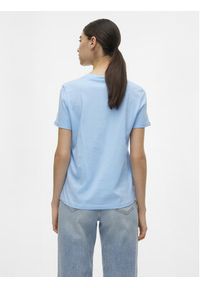 Vero Moda T-Shirt Paula 10243889 Błękitny Regular Fit. Kolor: niebieski. Materiał: bawełna #4