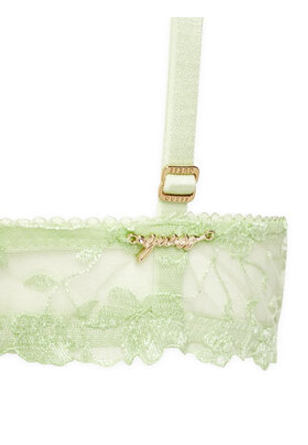 Guess Biustonosz z fiszbiną O5GC15 KCQC0 Zielony. Kolor: zielony. Materiał: syntetyk