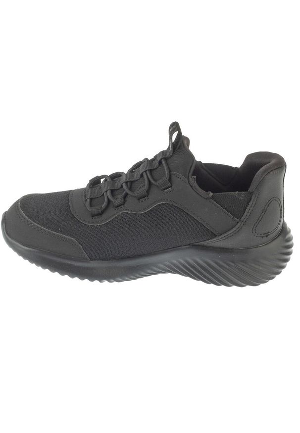 skechers - Buty sportowe Sneakersy dziewczęce, Slip-Ins: Bounder - Brisk-Burst. Kolor: czarny. Model: Skechers Sport. Sport: turystyka piesza