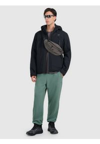 4f - 4F Kurtka przejściowa membrana 10000 męska - czarna XXL. Okazja: na co dzień. Kolor: czarny. Materiał: materiał, tkanina, poliester. Sezon: zima. Styl: casual, klasyczny #2