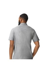 GILDAN - Koszulka Polo Dla Dorosłych Unisex Softstyle Pique. Typ kołnierza: polo. Kolor: szary