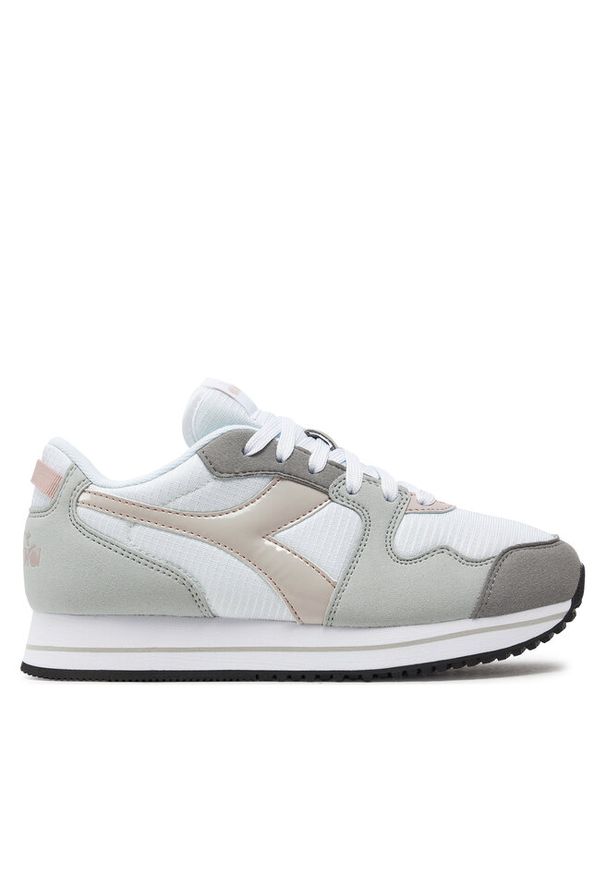 Sneakersy Diadora. Kolor: biały. Obcas: na platformie