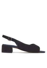 HÖGL Sandały Elsa 9-102612 Granatowy. Kolor: niebieski. Materiał: skóra, zamsz #1