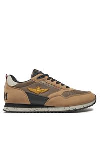 Sneakersy Aeronautica Militare. Kolor: beżowy