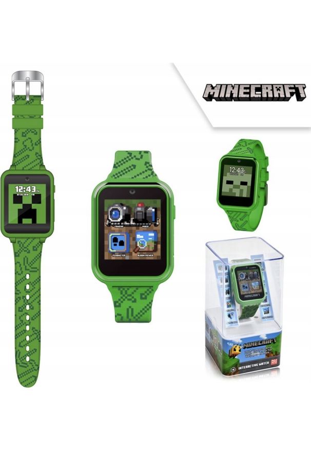 Smartwatch Kids Euroswan Zegarek elektroniczny Smart watch Minecraft MIN4045. Rodzaj zegarka: smartwatch