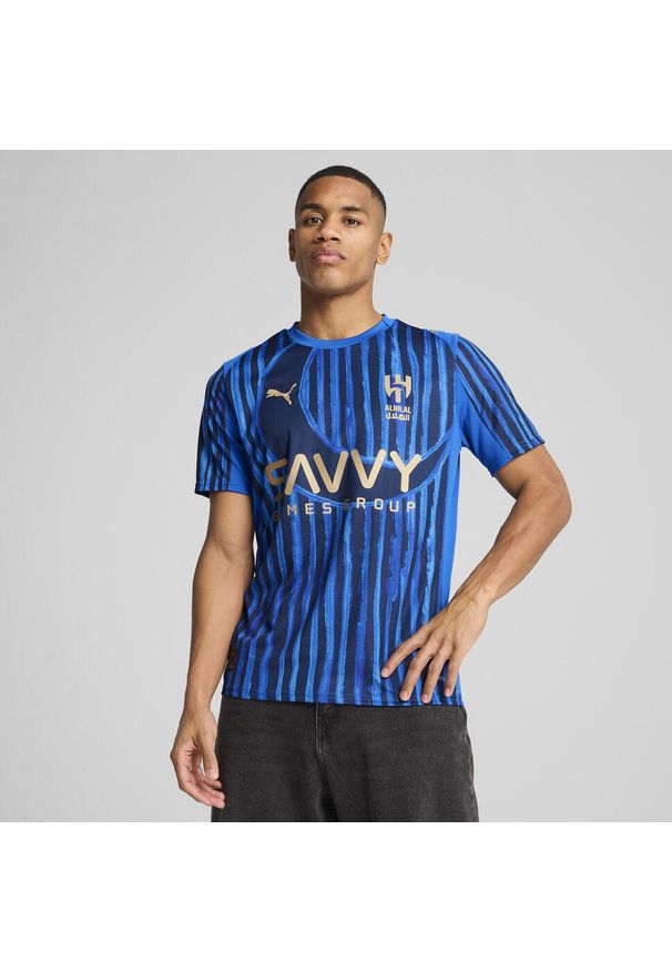 Puma - Męska koszulka KIDSUPER × AL-HILAL SFC PUMA Blue Intense Club Navy. Kolor: niebieski. Sport: piłka nożna