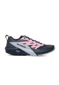 salomon - Buty do biegania damskie Salomon Sense Ride 5 W. Kolor: czarny, różowy, wielokolorowy. Materiał: syntetyk, materiał. Szerokość cholewki: normalna. Sport: bieganie