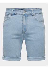 Only & Sons Szorty jeansowe Ply 22029038 Niebieski Regular Fit. Kolor: niebieski. Materiał: bawełna, syntetyk