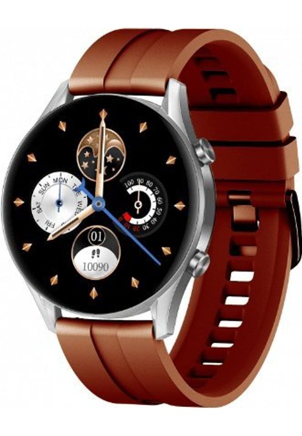 oromed - Smartwatch Oromed Oro-Fit 8 Pro Brązowy (ORO_SMART_FIT8_PRO). Rodzaj zegarka: smartwatch. Kolor: brązowy