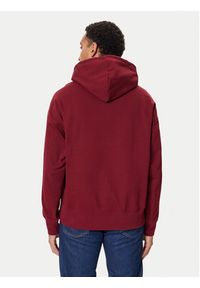 Calvin Klein Bluza LV14LD225G Bordowy Regular Fit. Kolor: czerwony. Materiał: bawełna #3