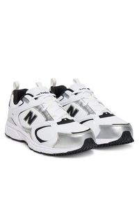 New Balance Sneakersy ML408WB Biały. Kolor: biały. Materiał: skóra #6