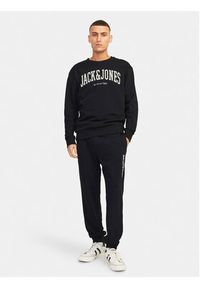 Jack & Jones - Jack&Jones Spodnie dresowe Gordon 12255115 Czarny Regular Fit. Kolor: czarny. Materiał: bawełna #6