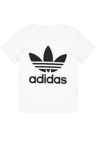 Adidas - adidas Komplet t-shirt i szorty sportowe Trefoil FI8318 Czarny Regular Fit. Kolor: czarny. Materiał: bawełna #7