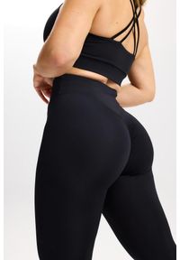 ROUGH RADICAL - Damskie legginsy sportowe fitness Rough Radical Pure Flow Long. Kolor: czarny. Sport: fitness