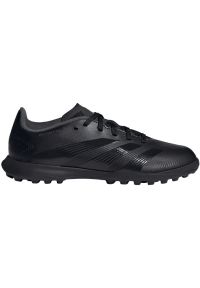 Adidas - Buty adidas Predator League L Tf Jr IG5443 czarne. Kolor: czarny. Materiał: materiał, syntetyk. Szerokość cholewki: normalna