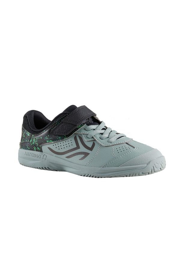 ARTENGO - Buty sportowe dla dzieci Artengo TS 160 JR. Okazja: na co dzień. Zapięcie: rzepy. Kolor: brązowy, wielokolorowy, zielony. Materiał: kauczuk. Szerokość cholewki: normalna