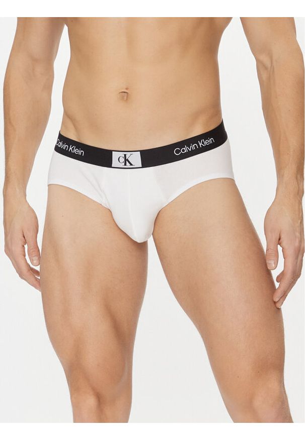 Calvin Klein Underwear Slipy 000NB3402A Biały. Kolor: biały. Materiał: bawełna