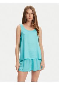 United Colors of Benetton - United Colors Of Benetton Piżama 41HY3P00S Niebieski Regular Fit. Kolor: niebieski