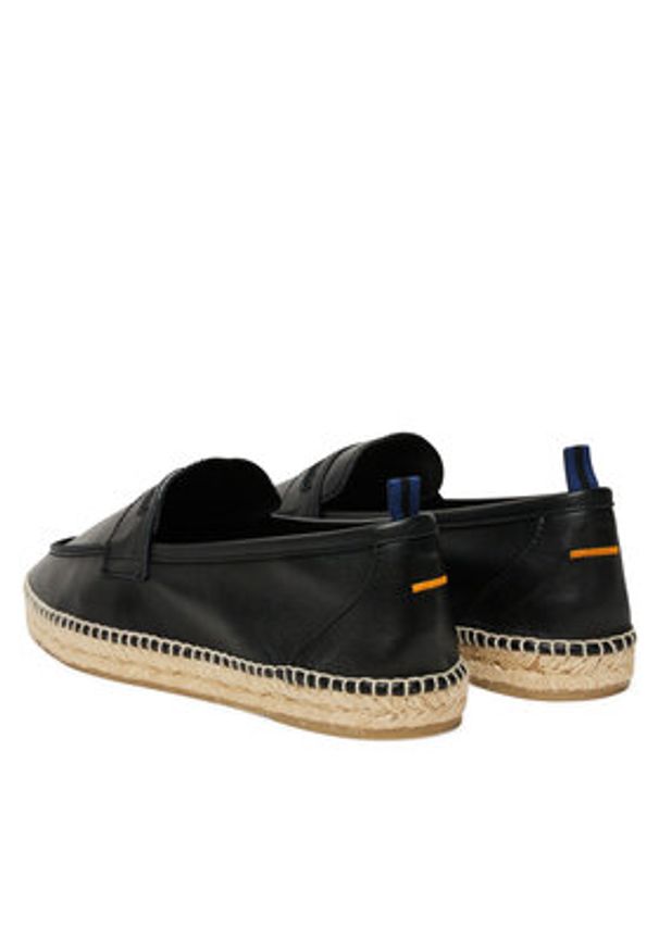 Castañer Espadryle Nacho/104 25730 Czarny. Kolor: czarny. Materiał: skóra