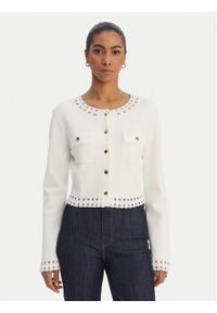 Fracomina Kardigan FR26ST8010K52401 Écru Regular Fit. Materiał: syntetyk #1