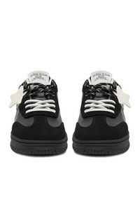 Guess Jeans Sneakersy EO-GSJ120 Czarny. Kolor: czarny. Materiał: skóra #8