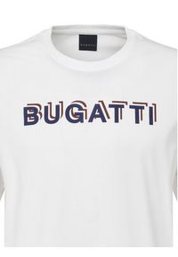 Bugatti T-Shirt 8350-75045C Biały Regular Fit. Kolor: biały. Materiał: bawełna #2