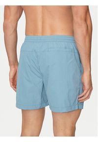 Calvin Klein Swimwear Szorty kąpielowe KM0KM01080 Niebieski Regular Fit. Kolor: niebieski. Materiał: syntetyk #6
