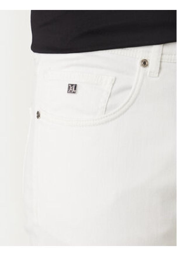 Karl Lagerfeld - KARL LAGERFELD Jeansy 265501 562820 Biały Slim Fit. Kolor: biały
