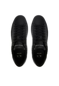 Armani Exchange Sneakersy XM000140 AF11916 MZ715 Czarny. Kolor: czarny. Materiał: skóra #5